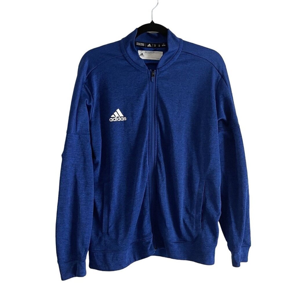 Adidas Women’s SZ XLT Tall Collegiate Royal Melange Team Issue Bomber Jacket
